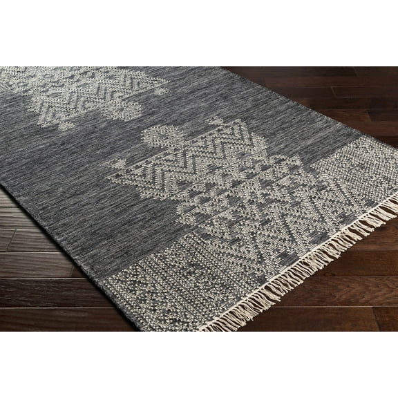 Hauteloom Warrawee Wool Living Room, Bedroom Area Rug - Traditional - Teal, Cream, Slate Blue - 2' x 3'