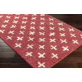 thumbnail image 1 of Hauteloom Watham Living Room, Bedroom Area Rug - Bohemian, Transitional - High Pile - Burgundy, Ivory - 5'3" x 7', 1 of 8