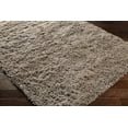 thumbnail image 1 of Hauteloom Wharton Wool Living Room, Bedroom Area Rug - Shags - High Pile - Medium Gray - 2' x 3', 1 of 11