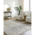 thumbnail image 1 of Hauteloom Widad Hallway, Kitchen Runner Rug - Traditional - Mustard, Beige, Denim - 2'7" x 7'3", 1 of 7