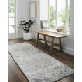 thumbnail image 1 of Hauteloom Wills Hallway, Kitchen Runner Rug - Traditional - Cream, Medium Gray, Beige - 2'7" x 7'3", 1 of 9