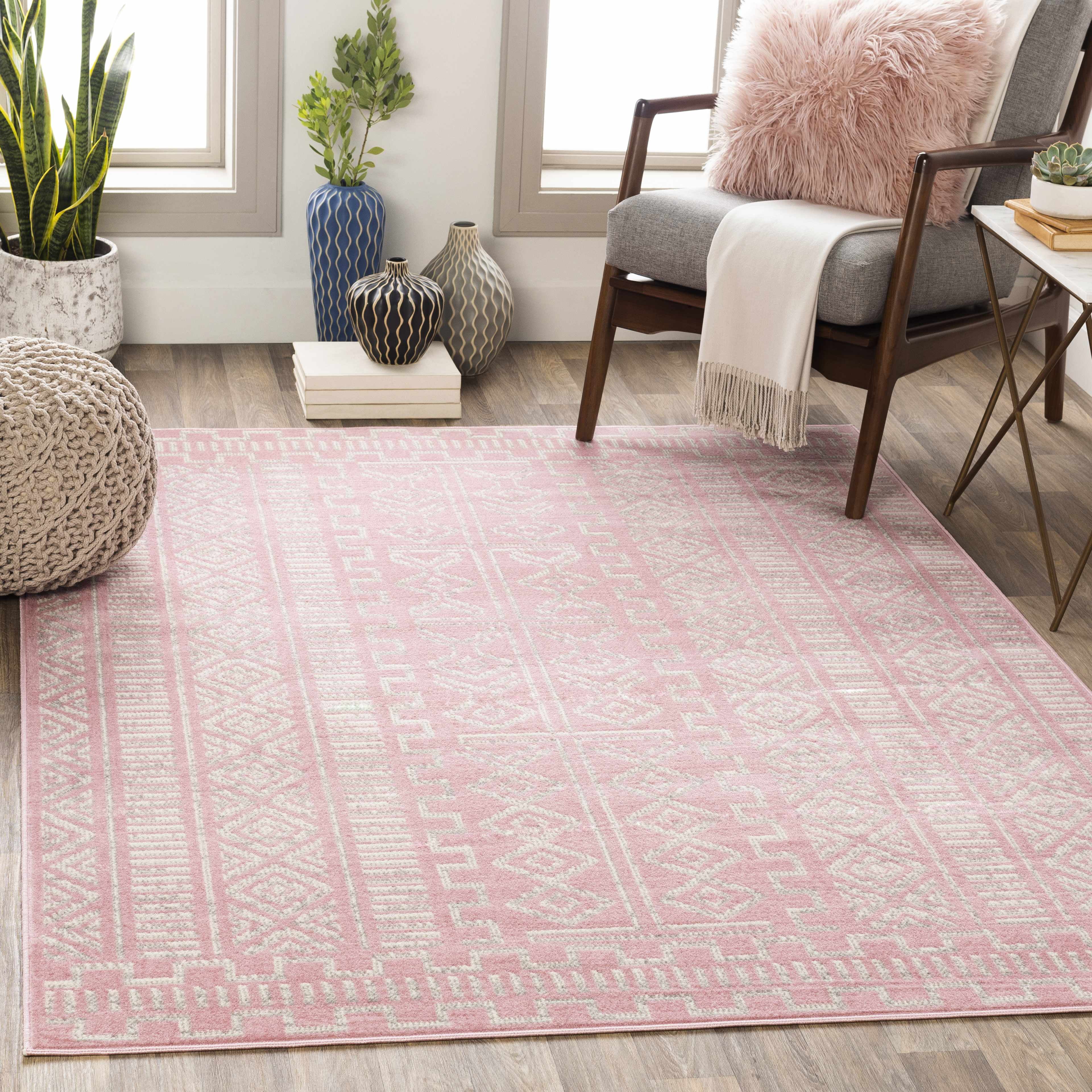 Hauteloom Windradyne Living Room, Bedroom Area Rug Global Beige