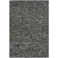 thumbnail image 1 of Hauteloom Winta Boho Hand Tufted Natural Fiber Wool Area Rug - Farmhouse Solid Color Carpet for Living Room, Bedroom, Dining Room - Traditional, Transitional - Gray, Charcoal - 6' x 9', 1 of 10