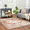 thumbnail image 1 of Hauteloom Yennora Living Room, Bedroom Area Rug - Traditional - Gray, Brown, Red - 7'10" x 10'3", 1 of 14