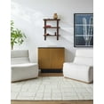 thumbnail image 1 of Hauteloom Yetty Wool Living Room, Bedroom Area Rug - Contemporary - Light Silver, Ash - 18" Sample, 1 of 8