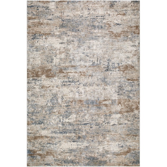 Hauteloom Yoshe Hallway, Kitchen Runner Rug - Contemporary - High Pile - Beige, Light Gray, Gray - 2'7" x 7'3"