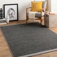 thumbnail image 1 of Hauteloom Yuna Recycled Material Living Room, Bedroom Area Rug - Traditional, Transitional - Black, Charcoal - 12' x 15', 1 of 9