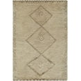 thumbnail image 1 of Hauteloom Yurem Boho Hand Tufted Natural Fiber Wool Shag Runner Rug - Tribal Southwestern Carpet for Hallway, Kitchen - High Pile - Beige, Taupe, Tan - 2'6" x 8', 1 of 6