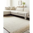 thumbnail image 1 of Hauteloom Yuuki Jute Living Room, Bedroom Area Rug - Traditional, Transitional - Ivory, Tan - 18" Sample, 1 of 9