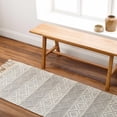 thumbnail image 1 of Hauteloom Zaza Wool Hallway, Kitchen Runner Rug - Beige, Brown, Gray - 2'3" x 7'6", 1 of 8