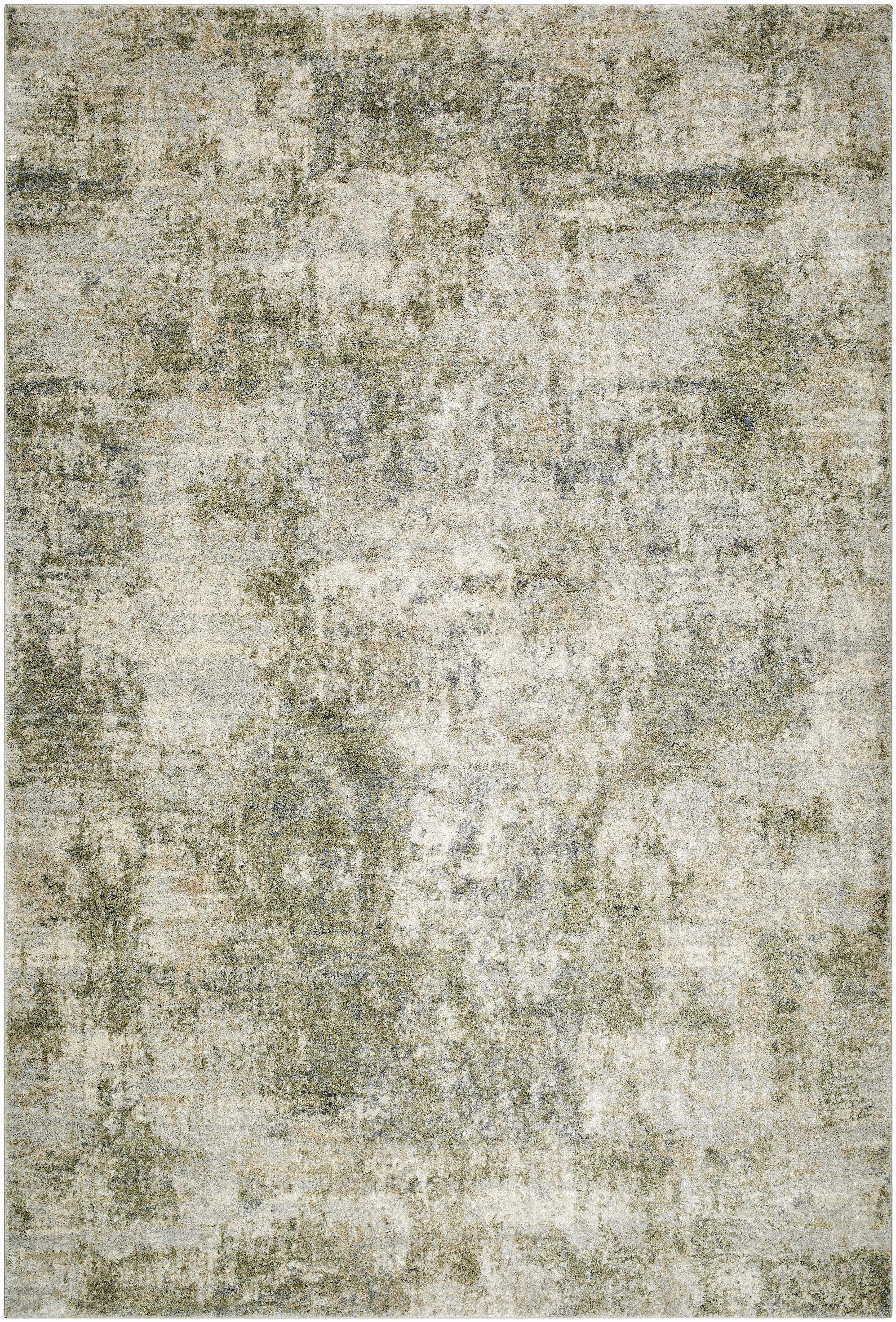 Hauteloom Zazie Living Room, Bedroom Area Rug - Contemporary - High Pile - LightGray, LightBeige, LightOlive - 10' x 14'