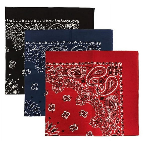Hav-A-Hank | Black, Navy & Red | 1 of each