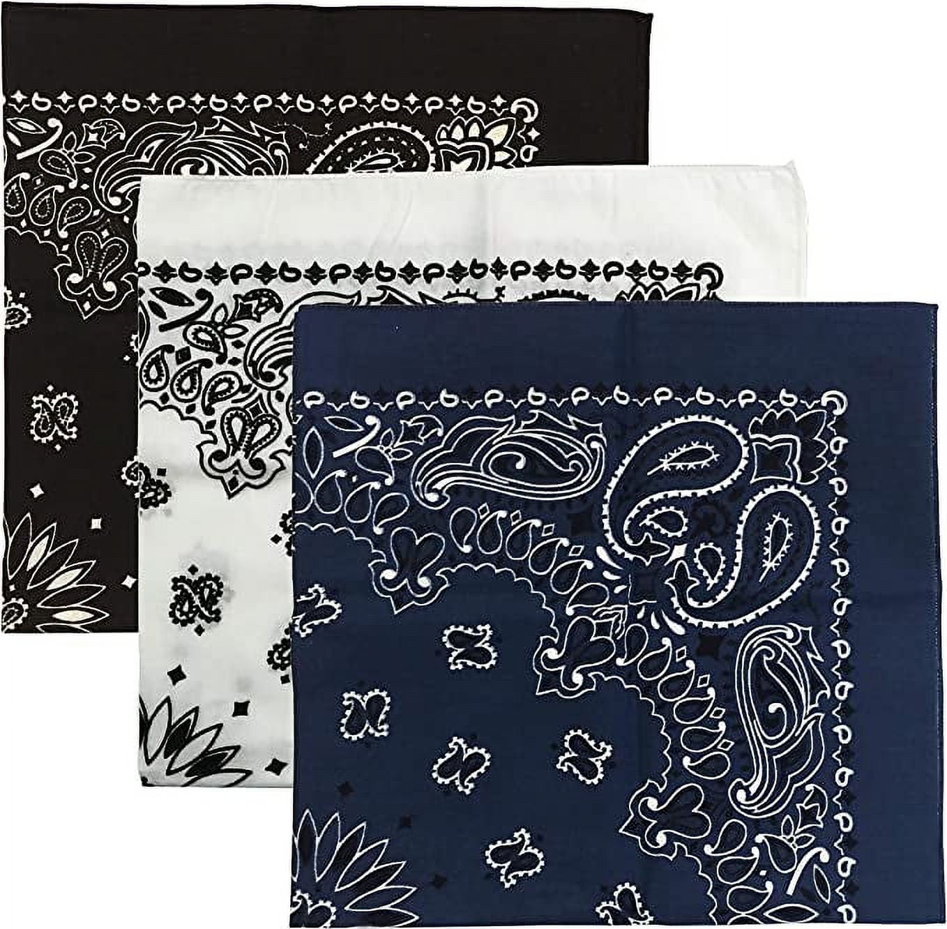 Hav-A-Hank | Black, White & Navy | 1 of each