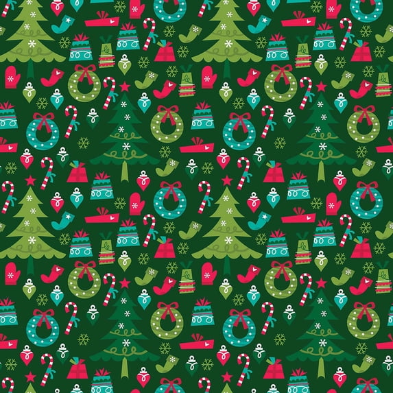 Hav-A-Hank Novelty Bandana - Trendy Christmas, 22" W x 22" L