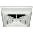 thumbnail image 1 of Havaco Quick Connect HT-CCG6B-S1D White Square Capital Crown Ceiling Diffuser and 6 in. Boot with Rotary Damper, 1 of 1