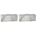 thumbnail image 1 of Havahart 1085 Easy Set One-Door Cage Trap for Raccoons, Stray Cats, Groundhogs, Opossums, and Armadillos 2-Pack, 1 of 1