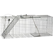 Havahart Easy Set Trap 1085 - One-Door Cage for Raccoons, Stray Cats, Opossums, Armadillos   Interior & Exterior Use, Professional Finish