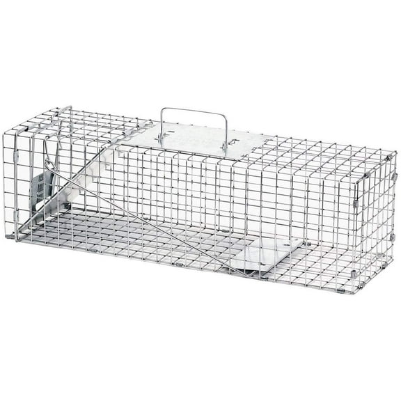 Havahart Medium Professional Style One-Door Animal Trap for Rabbit, Skunk, Mink, and Squirrel - 1078