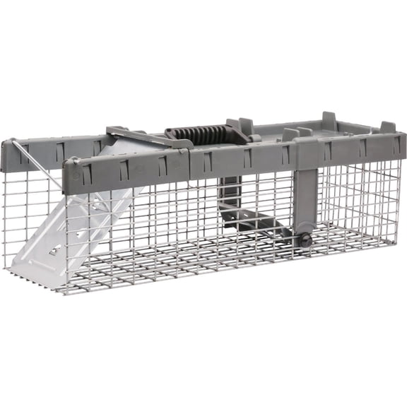 Havahart Small 1-Door Humane Live Catch and Release Animal Trap for Squirrels, Weasels, Chipmunks, and Other Animals - Humane Catch and Release for Small Animals - 1026