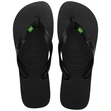 Havaianas Brazil Flip Flop - Men's Summer Sandals - Black, 11/12
