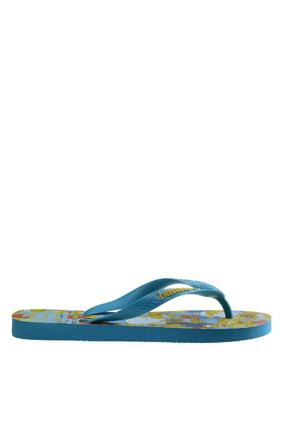 Graphic Simpsons Print Rubber Flip Flop, Brand Size 45/46 ( US Size M 13 )