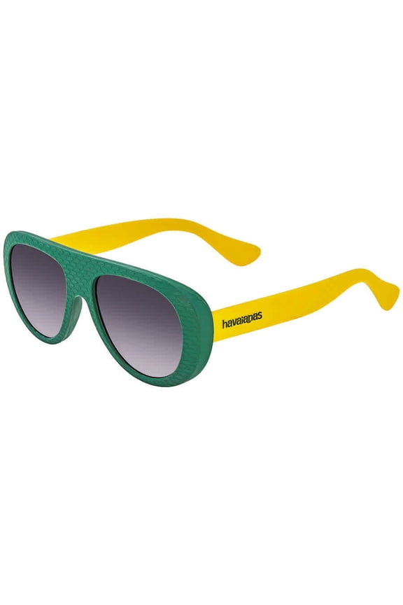 Green and Yellow Rectangular Sunglasses RIO/M QPN LS 54