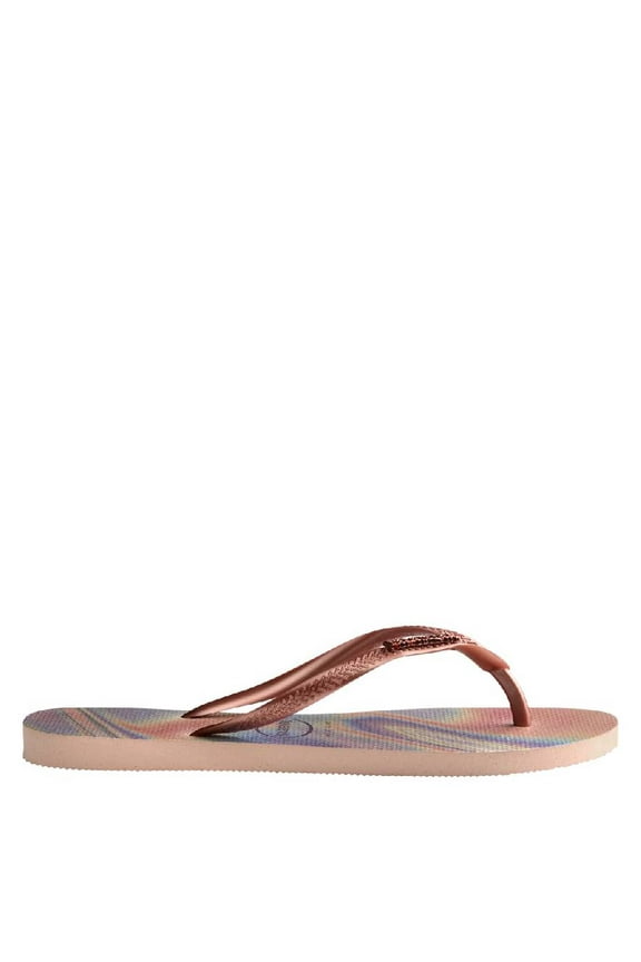 Kids Embossed Logo Rubber Flip Flop, Brand Size 37/38 ( US Size 7/8 )