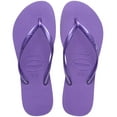 thumbnail image 1 of Havaianas Kids Slim Flip Flops - Kids' Summer Sandals for Boys & Girls - Dark Purple, 3Y big kid, 1 of 6