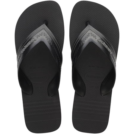 Havaianas Men's Hybrid Be Flip Flops - Summer Sandals & Beach Flip Flops for Men, Black/Black, 8