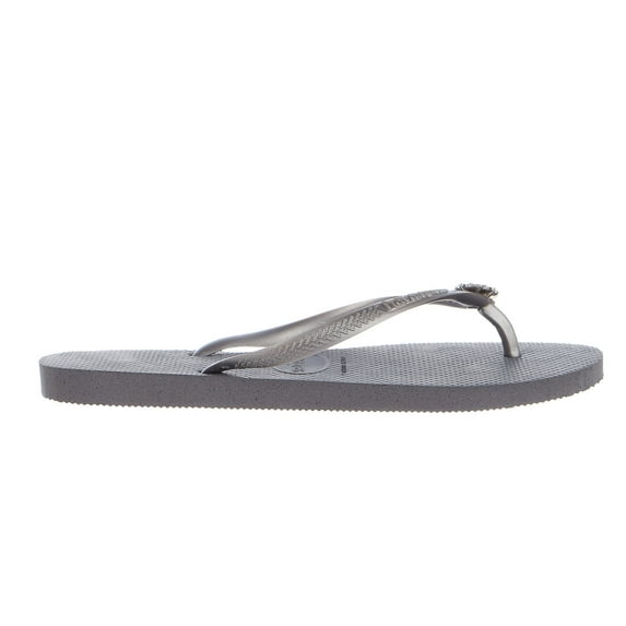 havaianas slim crystal poem flip flop thong sandal - womens