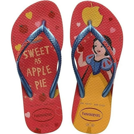 Havaianas Slim Princess Snow White Red Crush Flip Flops