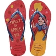 thumbnail image 1 of Havaianas Slim Princess Snow White Red Crush Flip Flops, 1 of 6