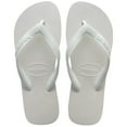 thumbnail image 1 of Havaianas Top Flip Flops for Women - Summer Style Sandals - White, 6, 1 of 2