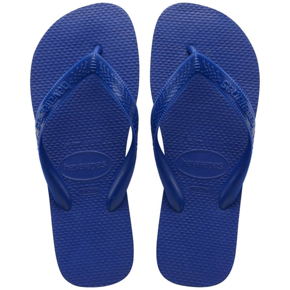 Havaianas Top Flip Flops for Women - Summer Style Sandals - Marine Blue, 7/8