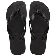 Havaianas Top Flip Flops for Women - Summer Style Sandals - Black, 11/12