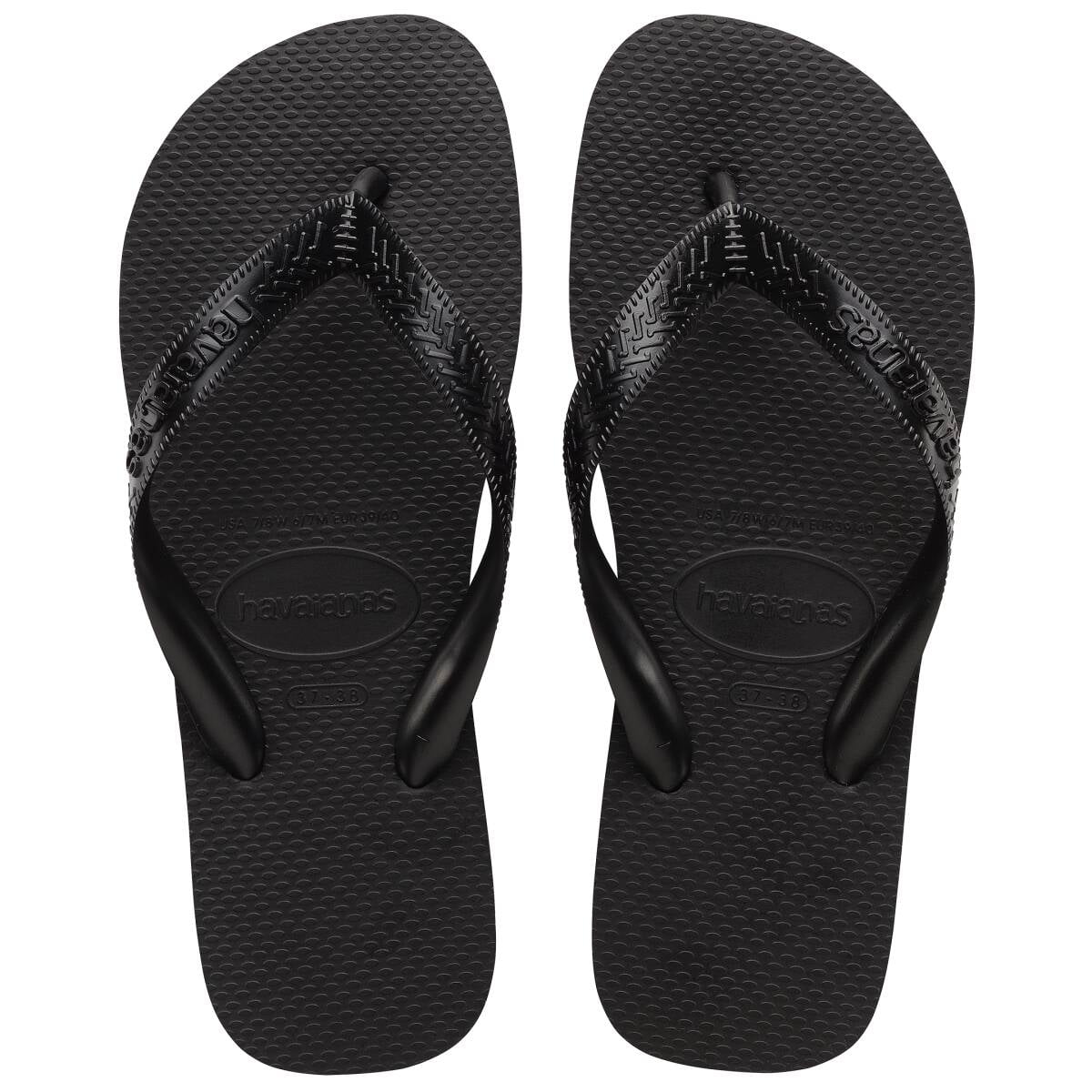HAVAIANAS FLIP FLOPS MENS US 11/12M  EUR 45/46  BEACH SANDALS BLACK Amazon.com | Havaianas Men main image 4