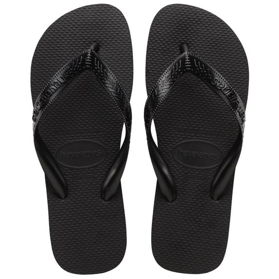 Havaianas Top Men's Flip Flop Sandals - Black, 13/14