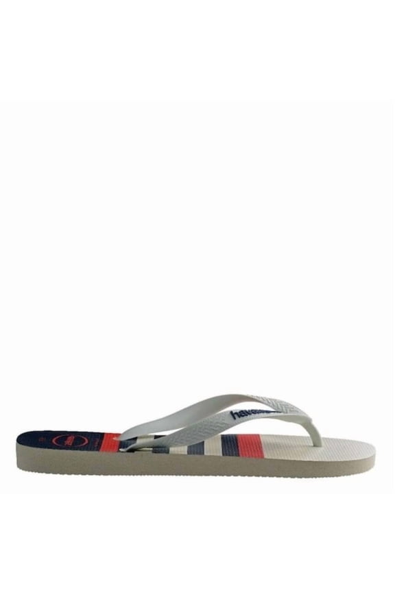 Top Nautical White Flip Flops, Brand Size 45/46 (M 13)