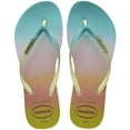 thumbnail image 1 of Havaianas Women's Slim Gradient Sundal Flip Flop Sandal, Lime Green, Size 9/10, 1 of 6