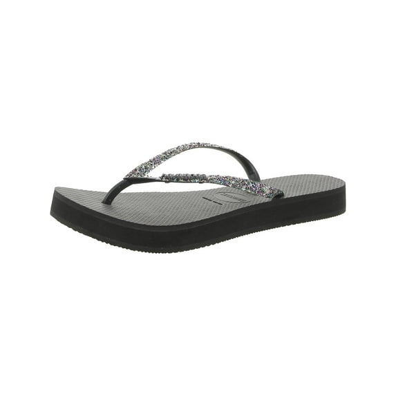 Havaianas Womens Slim Flatform Slip On Slides Flatform Sandals