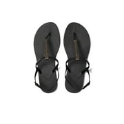 Havaianas Womens You Rio Black Sandals &ndash; Size 9.5, Ankle Strap Comfort