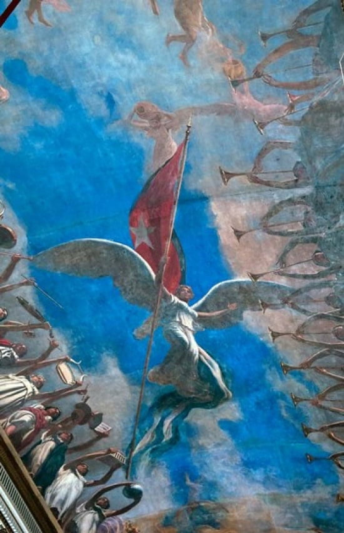 Havana Cuba Museum of the Revolution murals on ceiling of museum Canvas Art - Bill Bachmann DanitaDelimont (11 x 17)