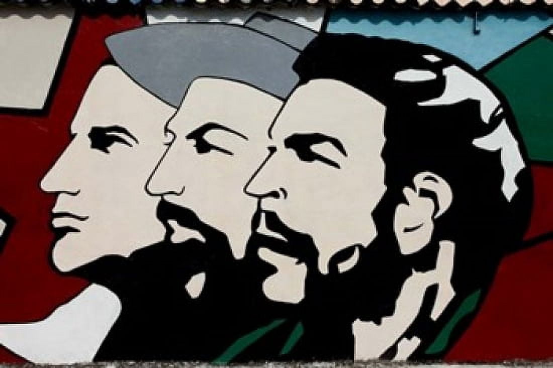 Havana Cuba Revolutionary sign Canvas Art - Julien McRoberts DanitaDelimont (17 x 11)
