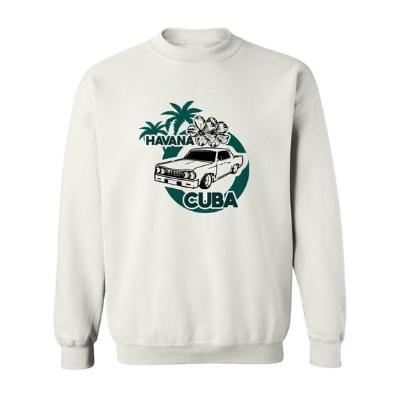 Havana Cuba Sweatshirt Men -SPIdeals Designs, Male Small