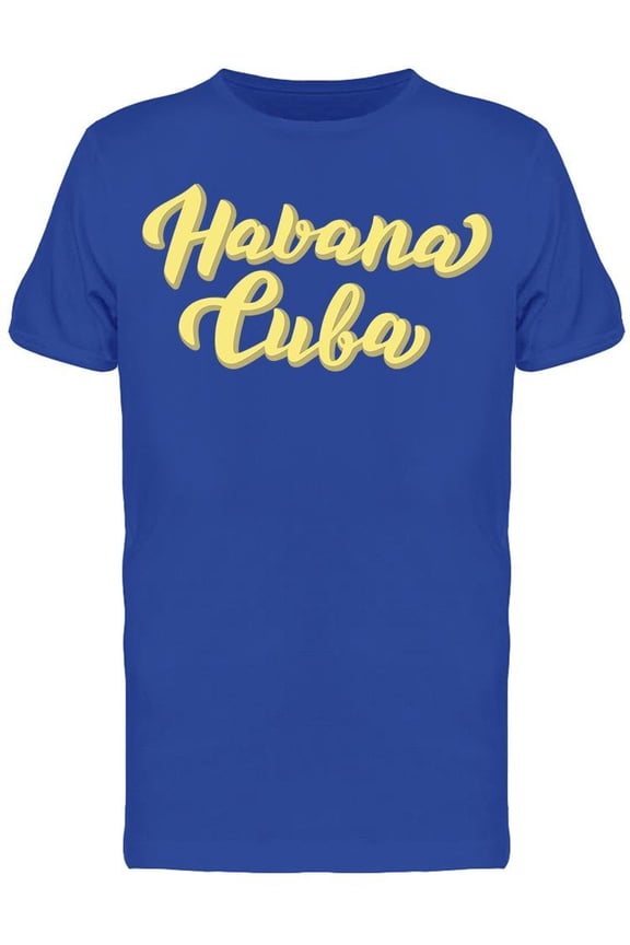 Havana Cuba Trendy T-Shirt Men -Image by Shutterstock, Male XX-Large