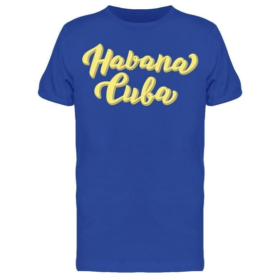 Havana Cuba Trendy T-Shirt Men -Image by Shutterstock, Male XX-Large