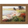 thumbnail image 1 of Havana Harbor 24x20 Gold Ornate Wood Framed Canvas Art by Metcalf, Willard, 1 of 2