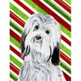 thumbnail image 1 of Havanese Candy Cane Christmas Flag Garden Size, 1 of 1