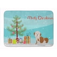 thumbnail image 1 of Havanese Christmas Tree Machine Washable Memory Foam Mat, 1 of 4