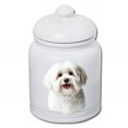 thumbnail image 1 of Havanese Cream - Best of Breed Dog and Cat Ceramic Treat Jar, 1 of 1